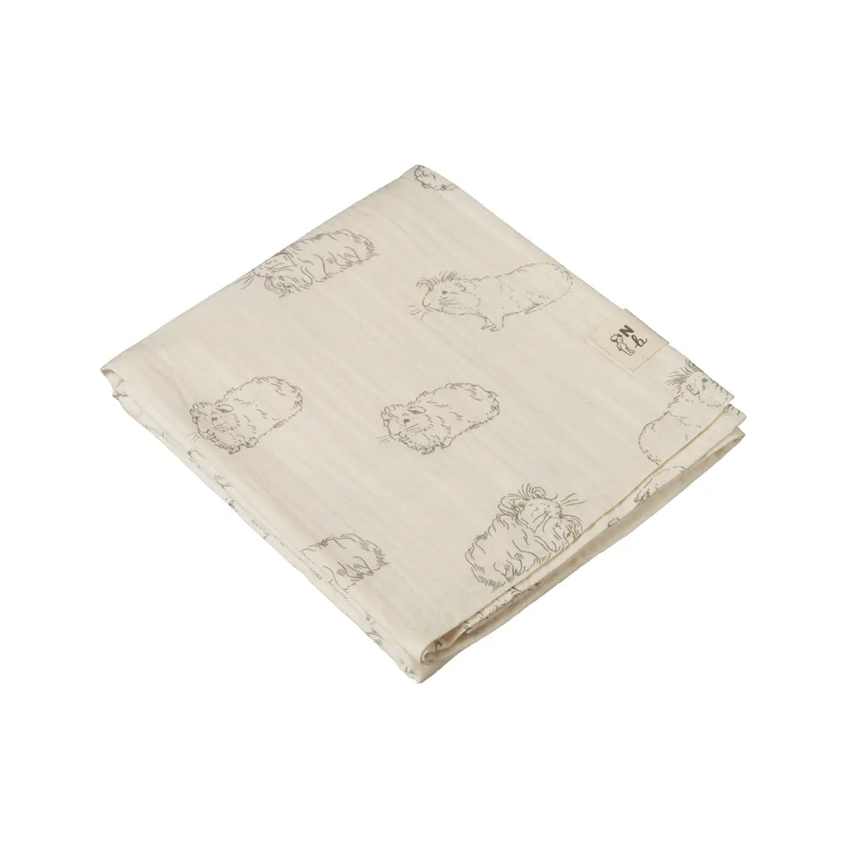 Muslin Wrap Guinea Pig Gala Print