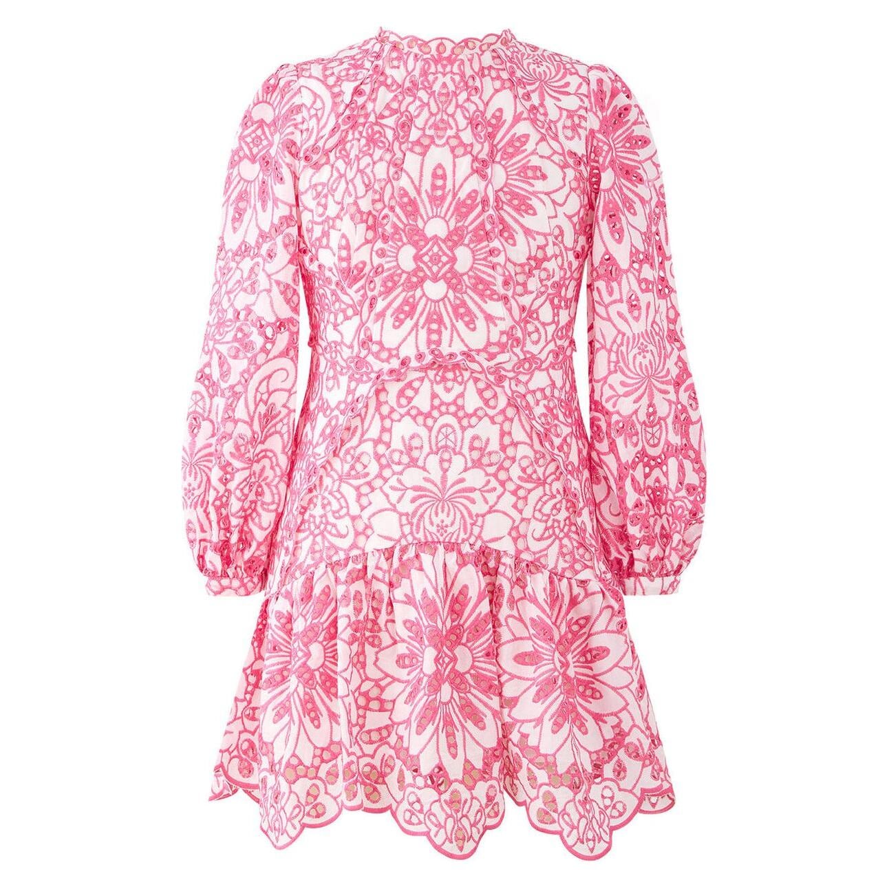 Makayla Embroidered Mini Dress