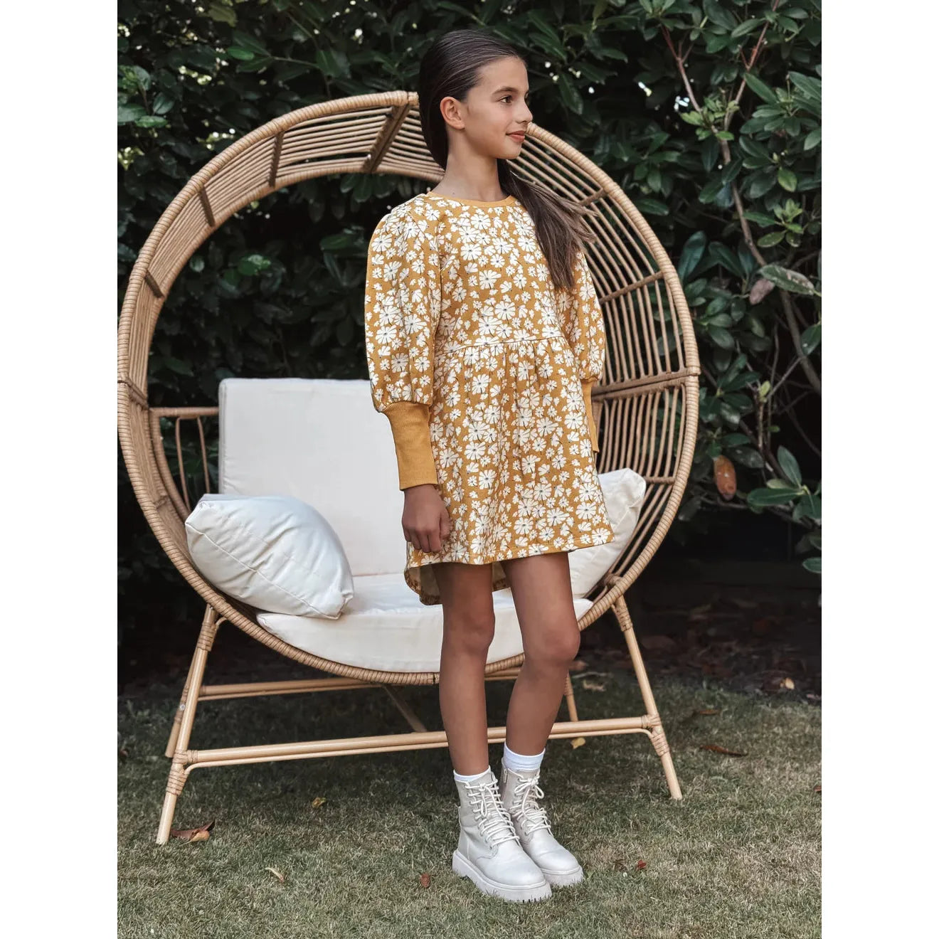 Winnie Dress-Honeysuckle