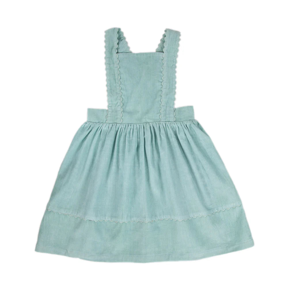 Earla Pinafore-Seafoam