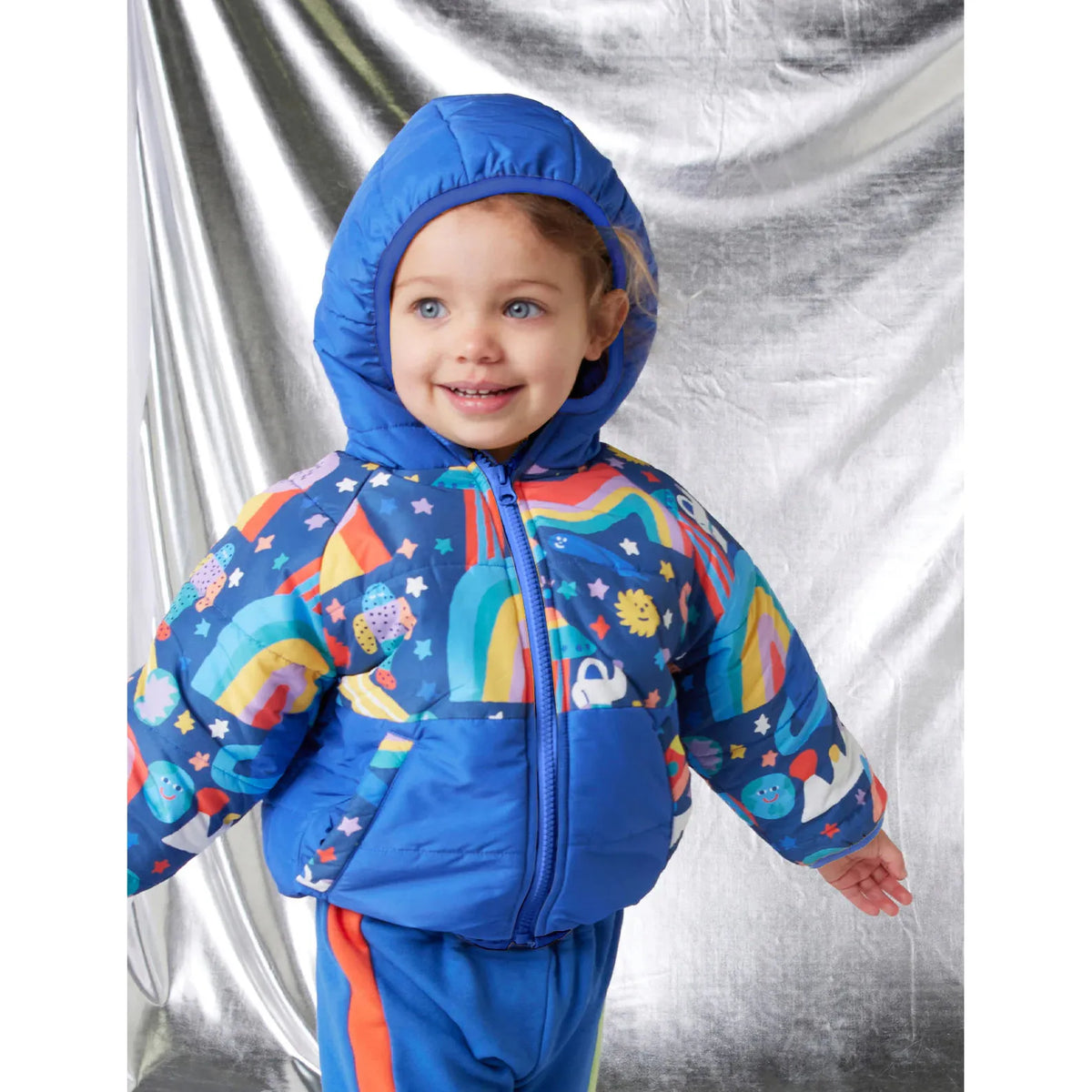Rocket Ride Kids Puffer Jacket