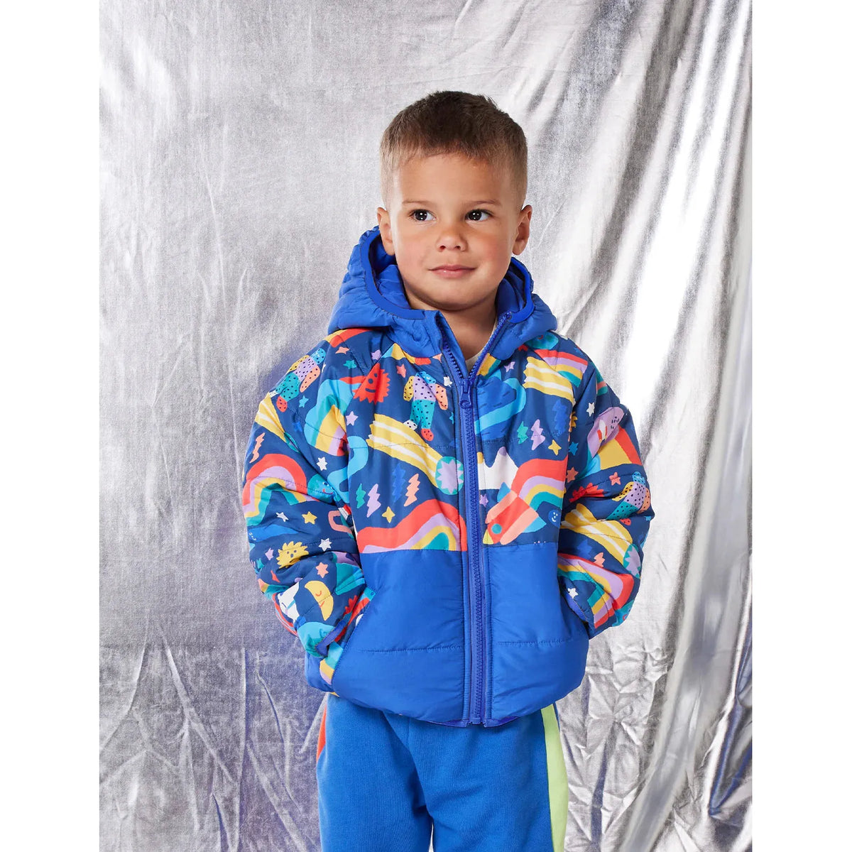 Rocket Ride Kids Puffer Jacket
