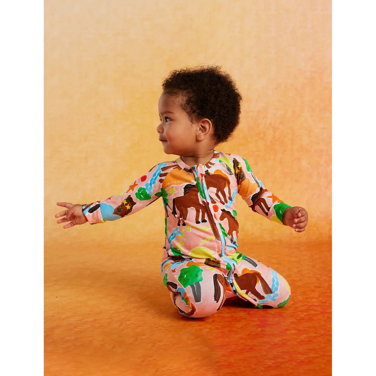 Giddy Up Long Sleeve Romper