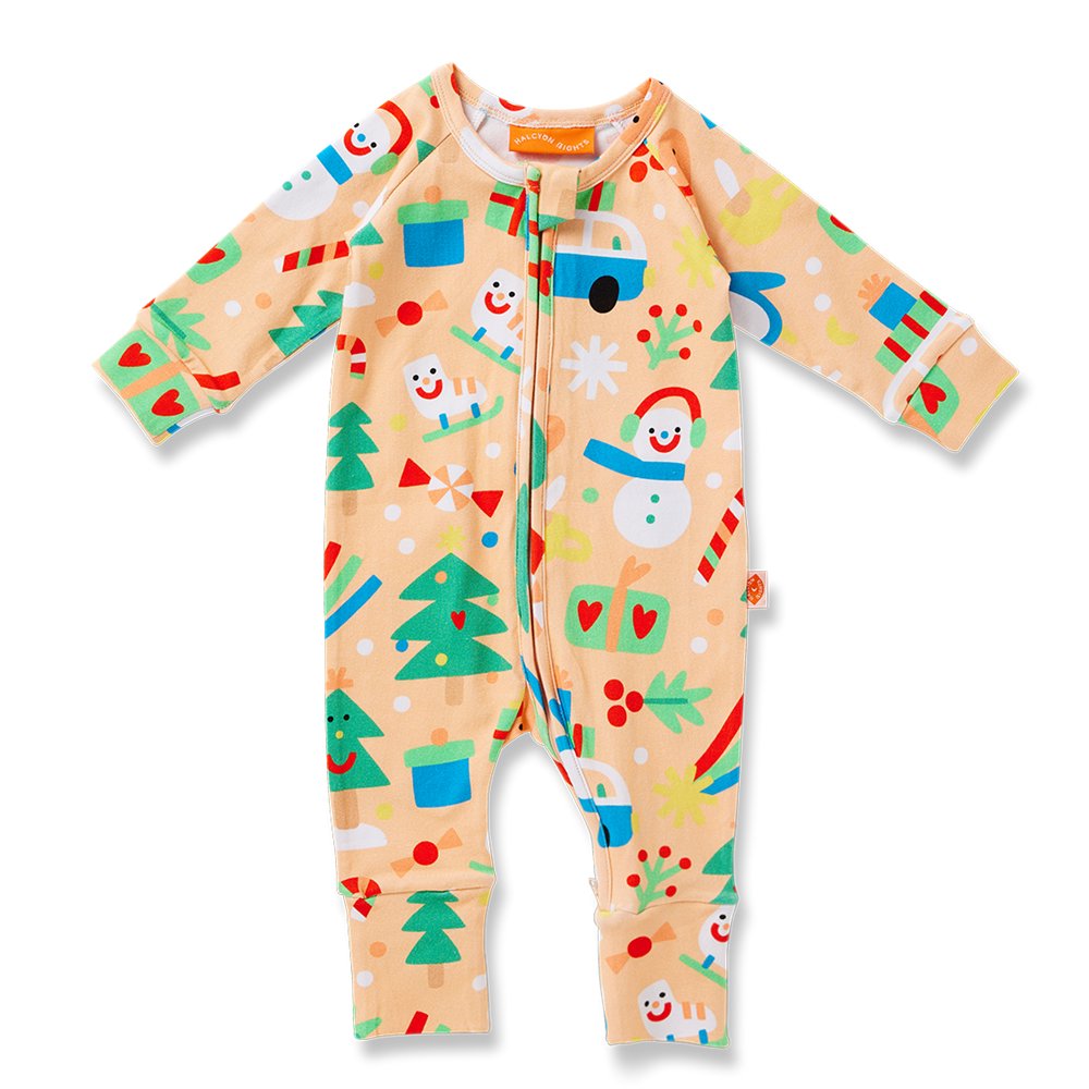 Twinkle Town Long Sleeve Romper