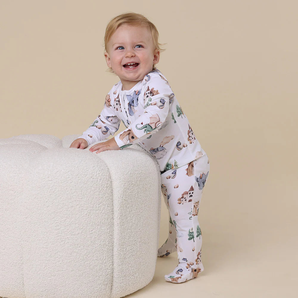 Dragon Organic Snuggle Sleepsuit Zip