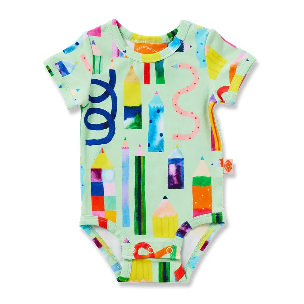 Scribble Squad Short Sleeve Bodysuit