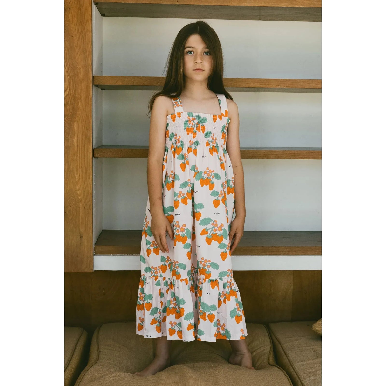 Strawberries Woven Dress