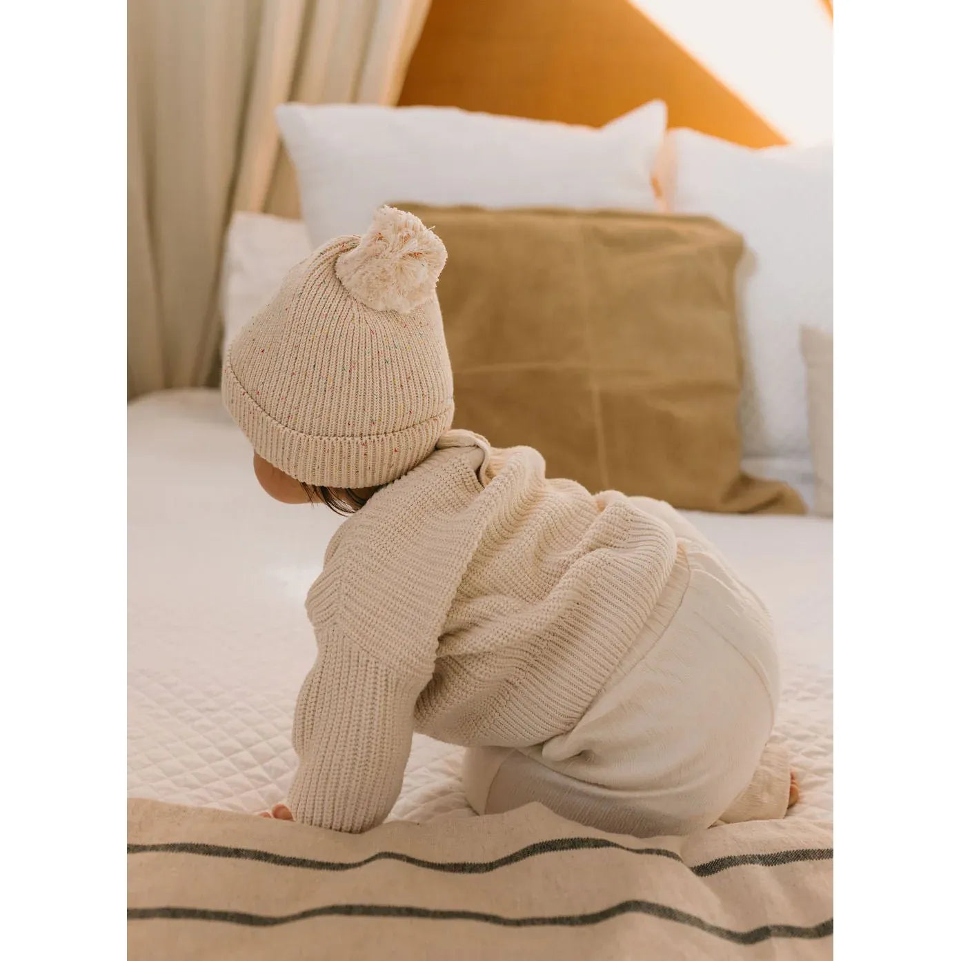 Stargaze Beanie Cream Speckle