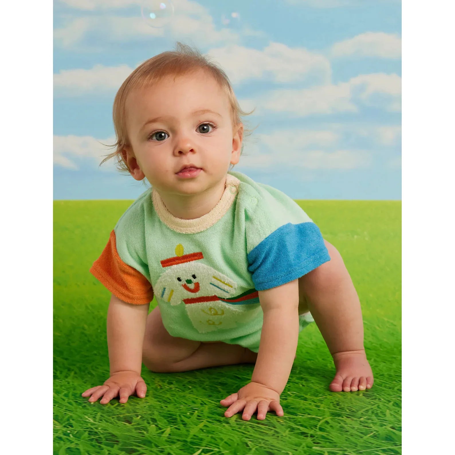 Puppy Park Terry Short Sleeve Bodysuit
