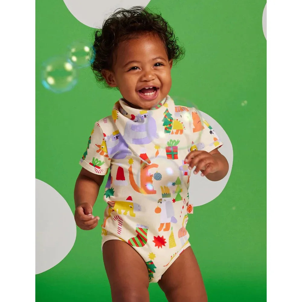 Tinsel Tails Baby Bib