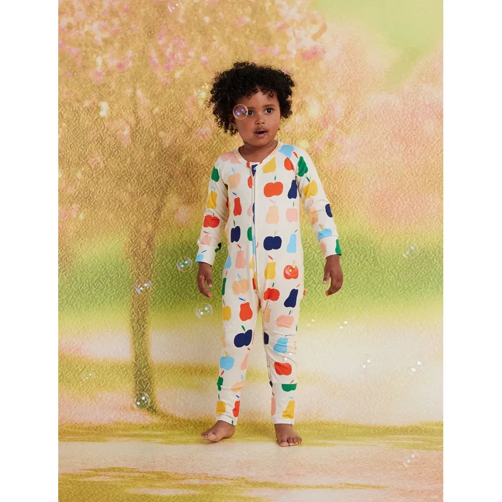 Long Sleeve Romper - Tiny Orchard