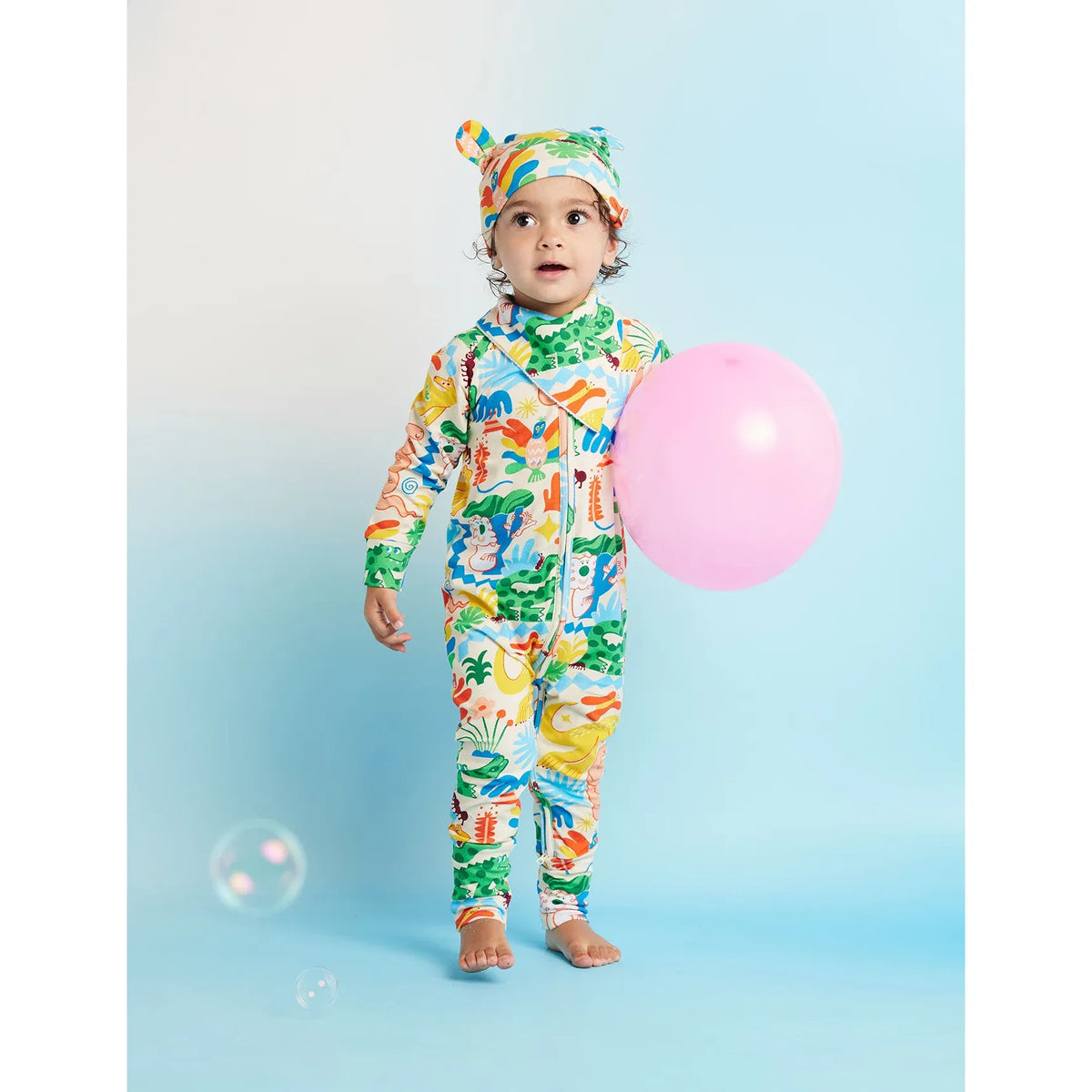 Long Sleeve Romper - Tropicool