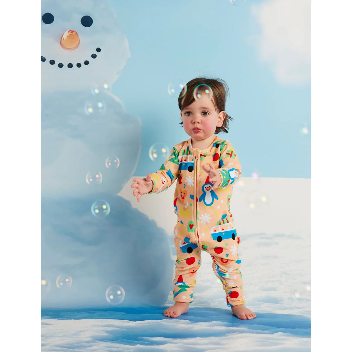 Twinkle Town Long Sleeve Romper