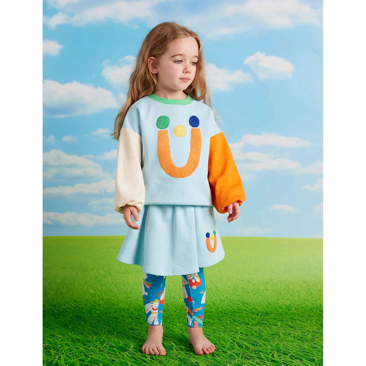 Sky Fleece Skirt