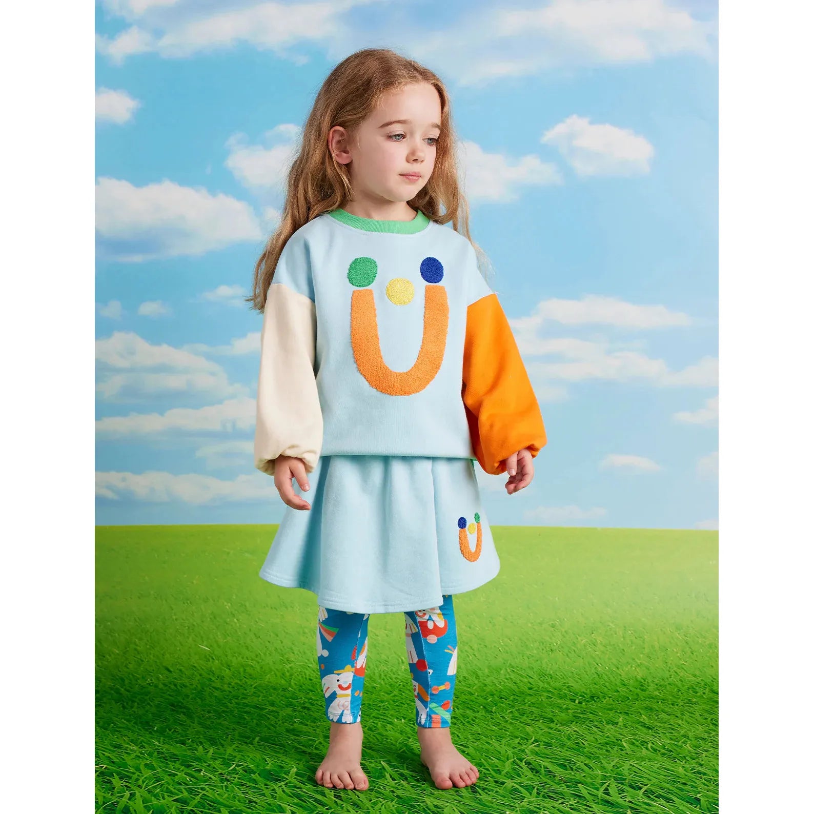 Sky Fleece Skirt