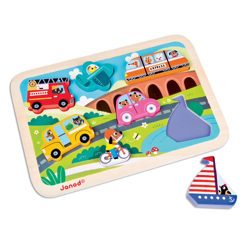 Vehicles Chunky Puzzle