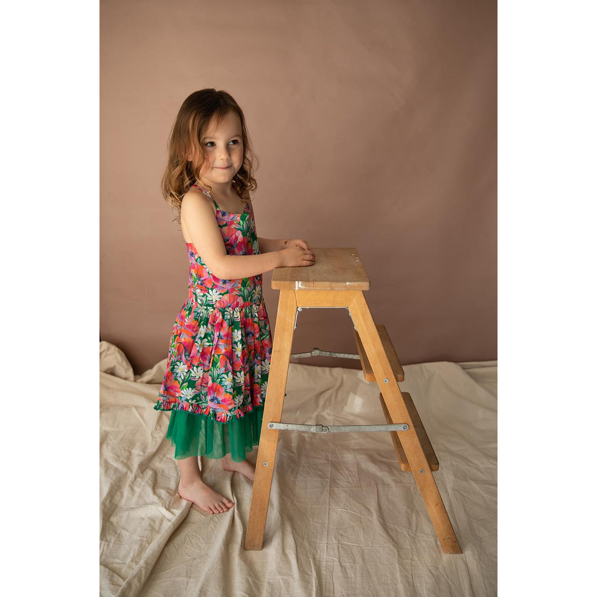 Annabelle Dress-Foliage Summer Field