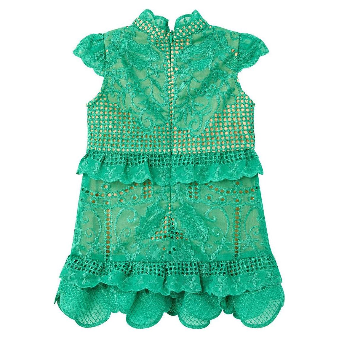 Amy Lace Dress - Emerald