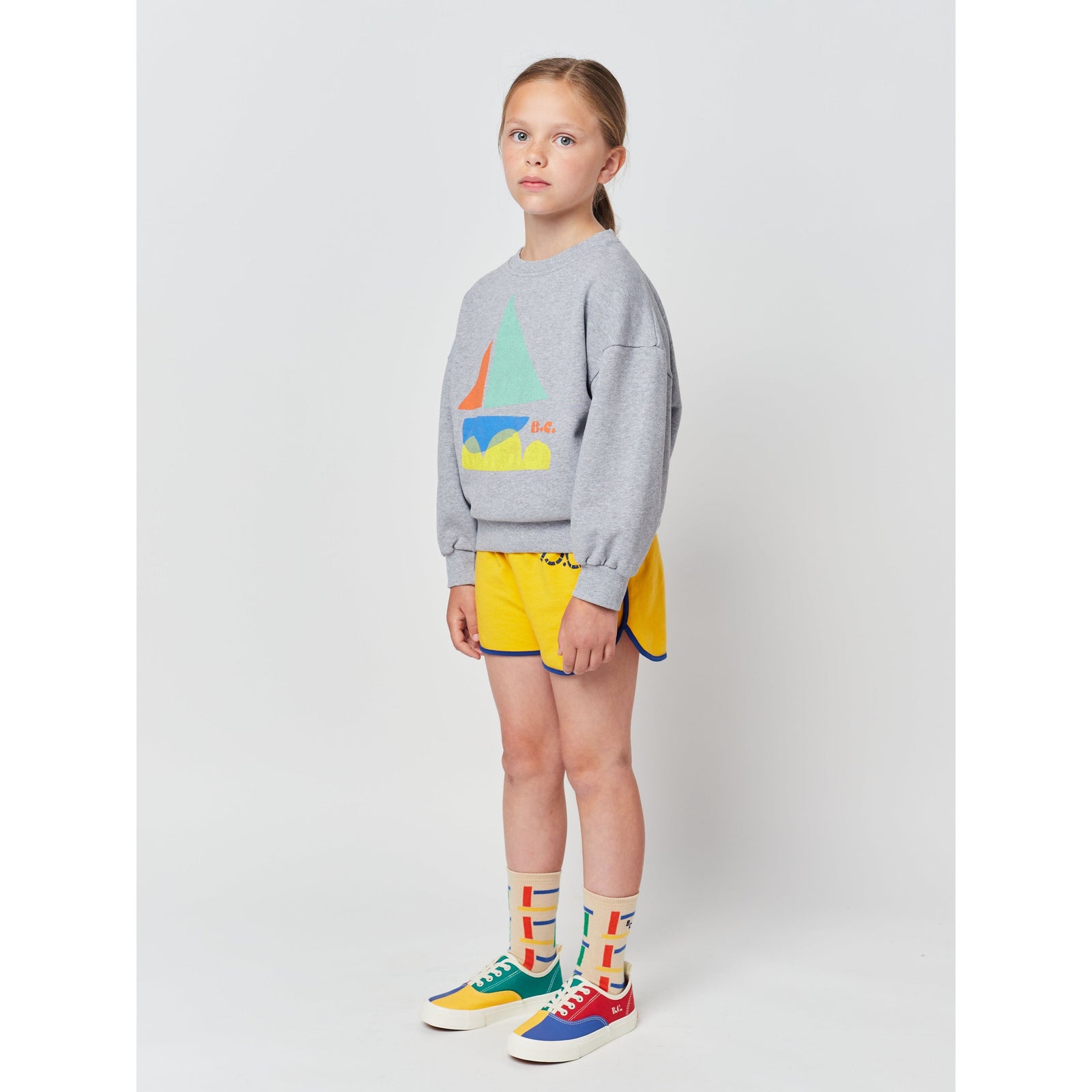 Multicolor Sail Boat Sweatshirt