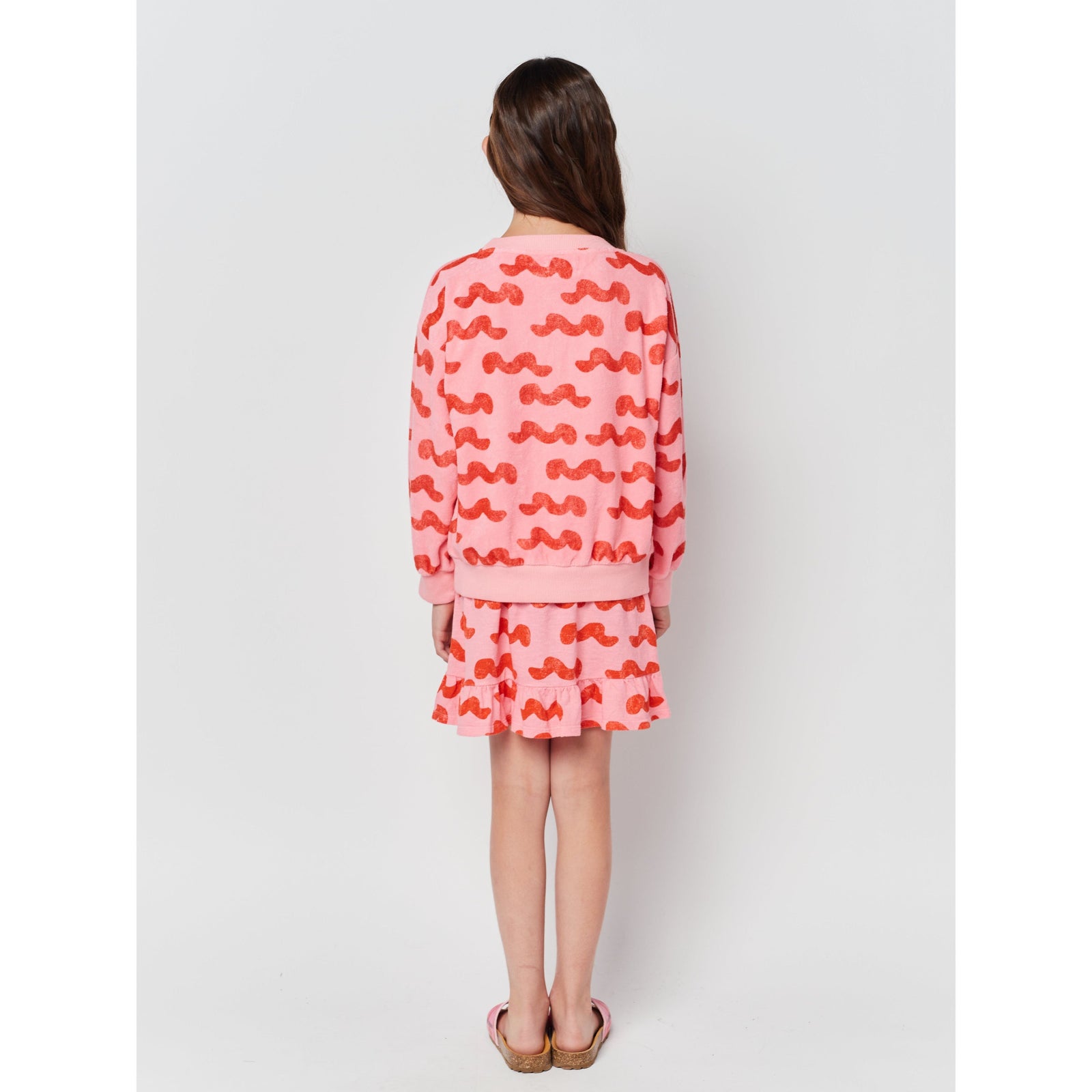 Waves All Over Terry Sweatshirt
