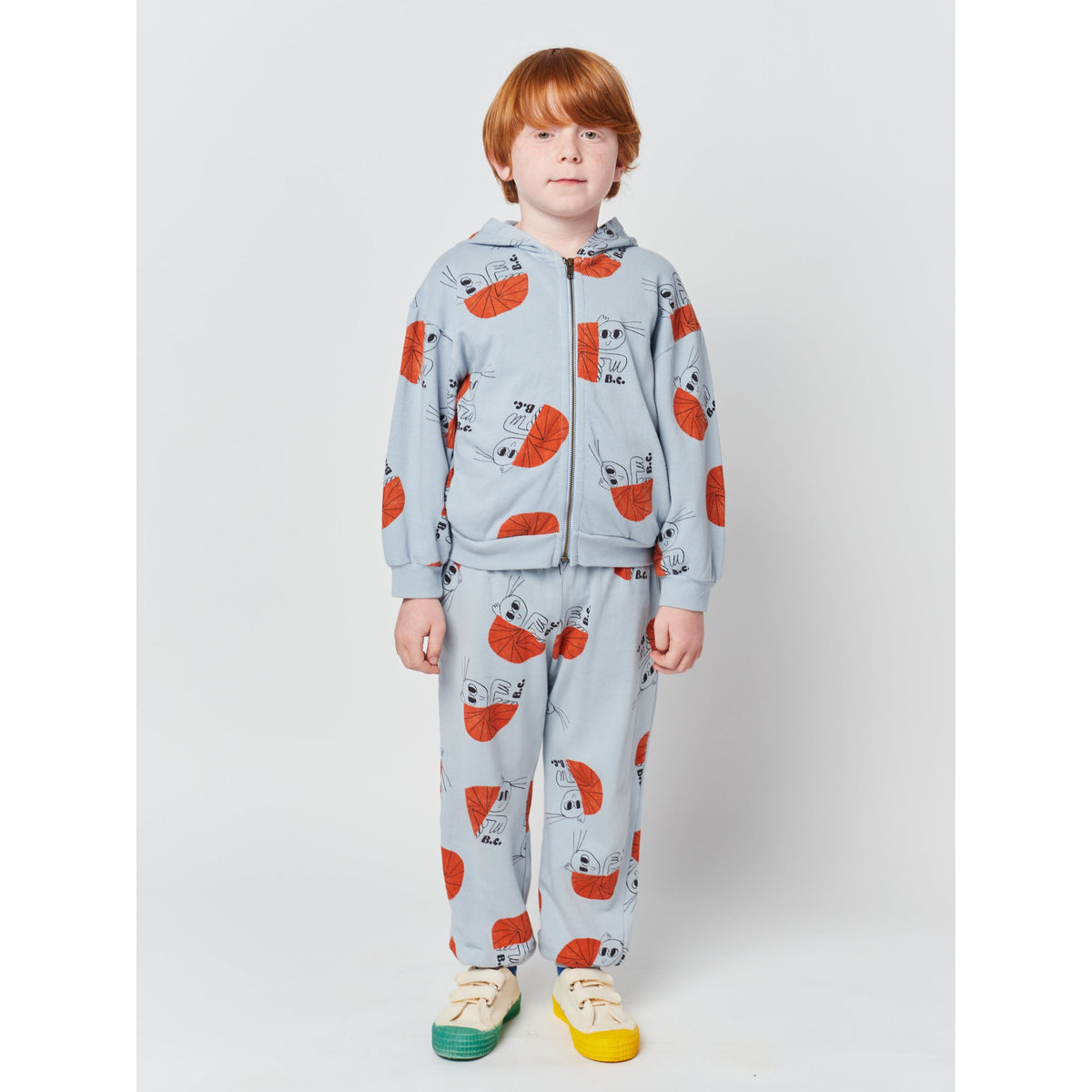Hermit Crab All Over Zipped Sweatshirt