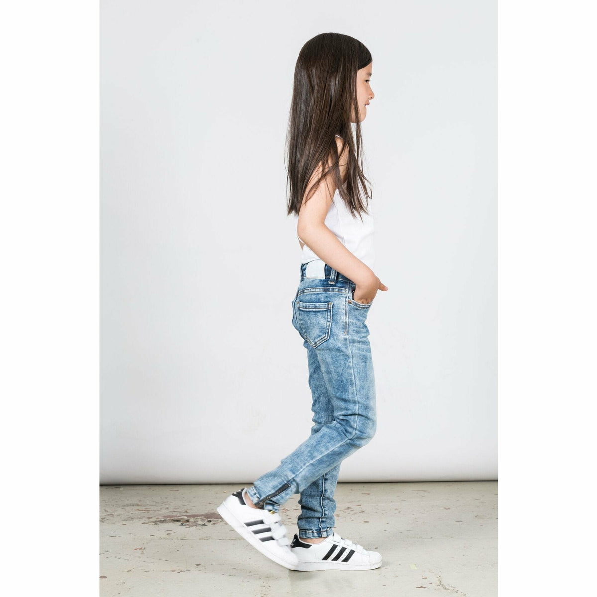 Madison Jean Zip - Blue