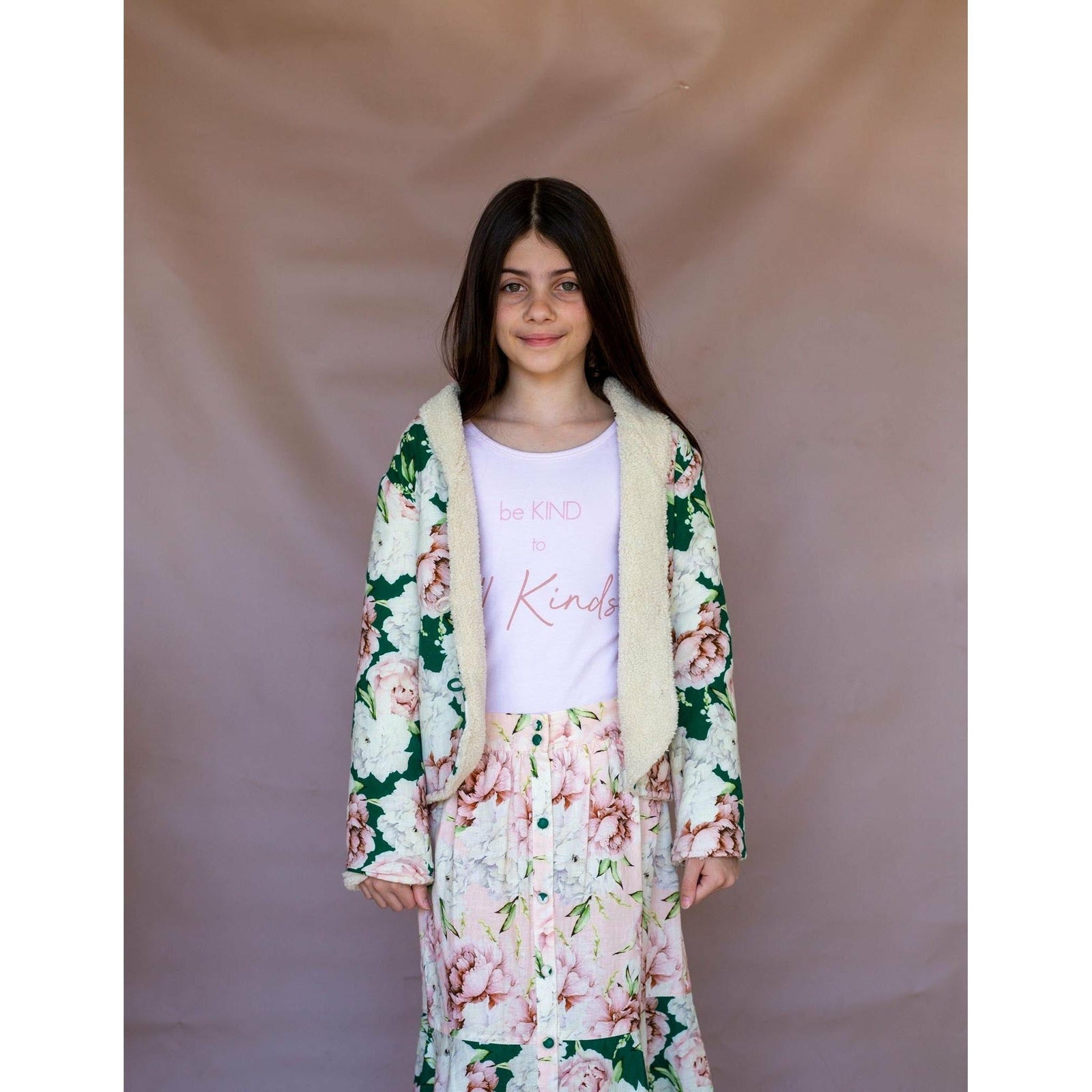 Steph Skirt -Pink Rose