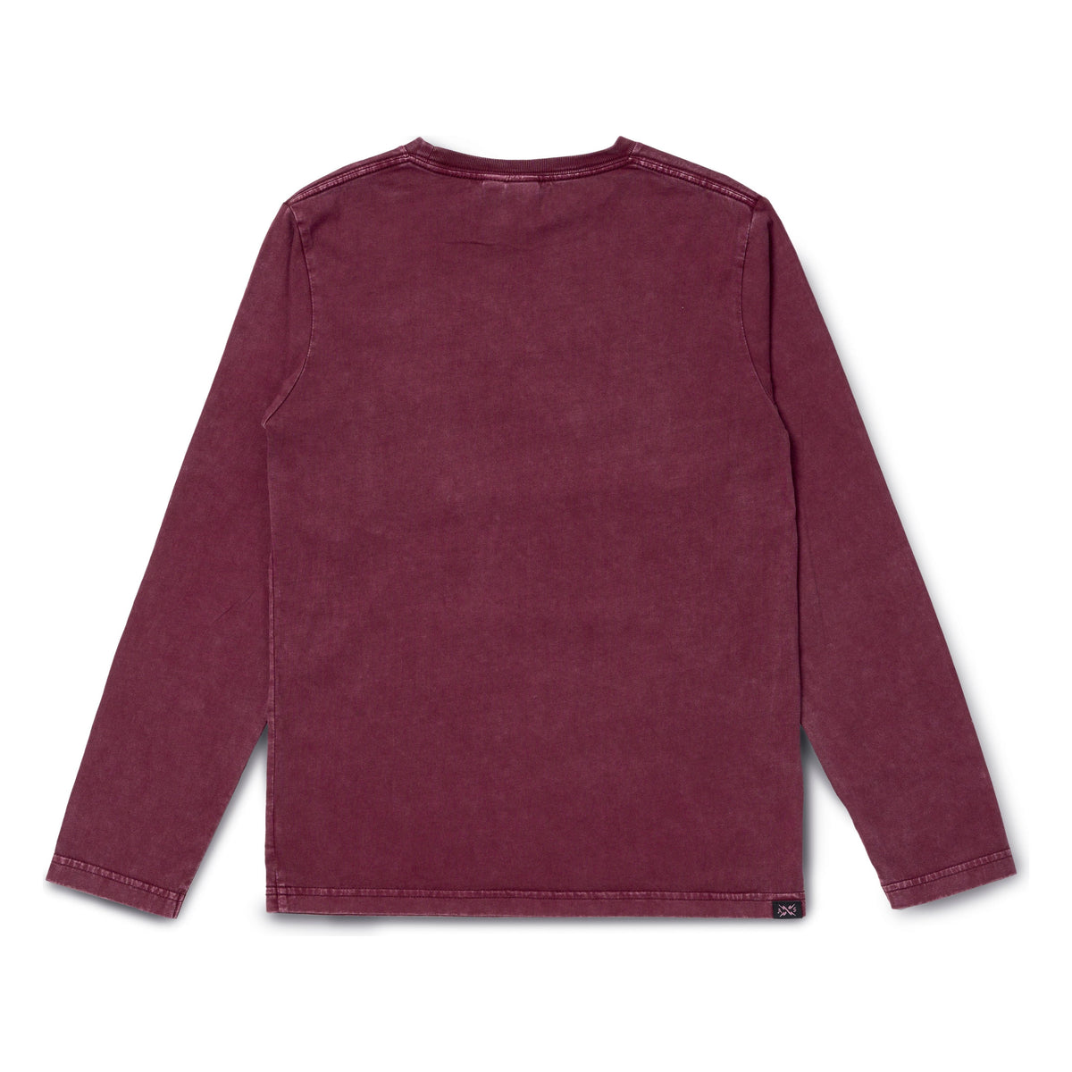 Go To Pocket Ls Tee Burgundy