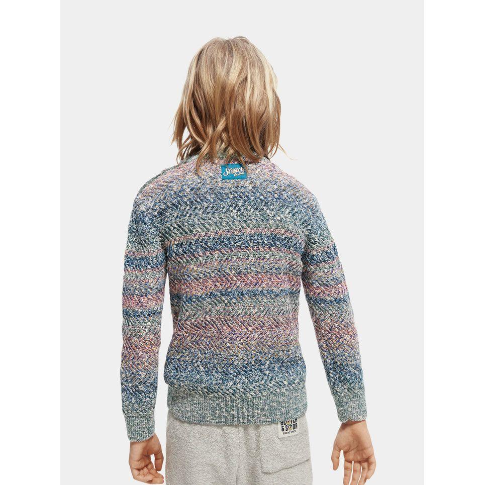 Colourful Cable Knit Pullover