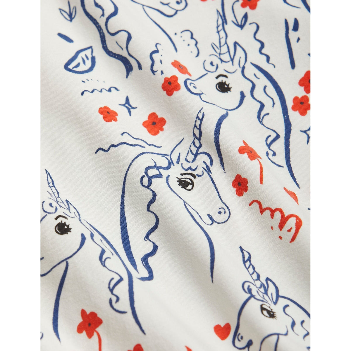 Scottish Unicorns Aop Ss Dress - White