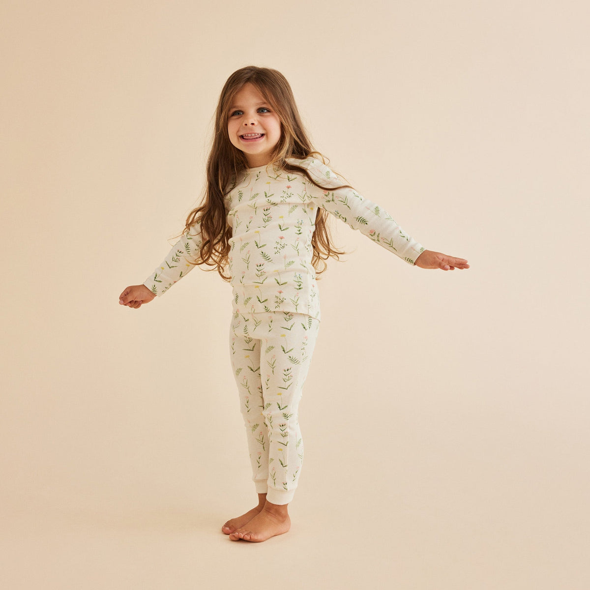 Wild Flower - Organic Long Sleeve Pyjamas