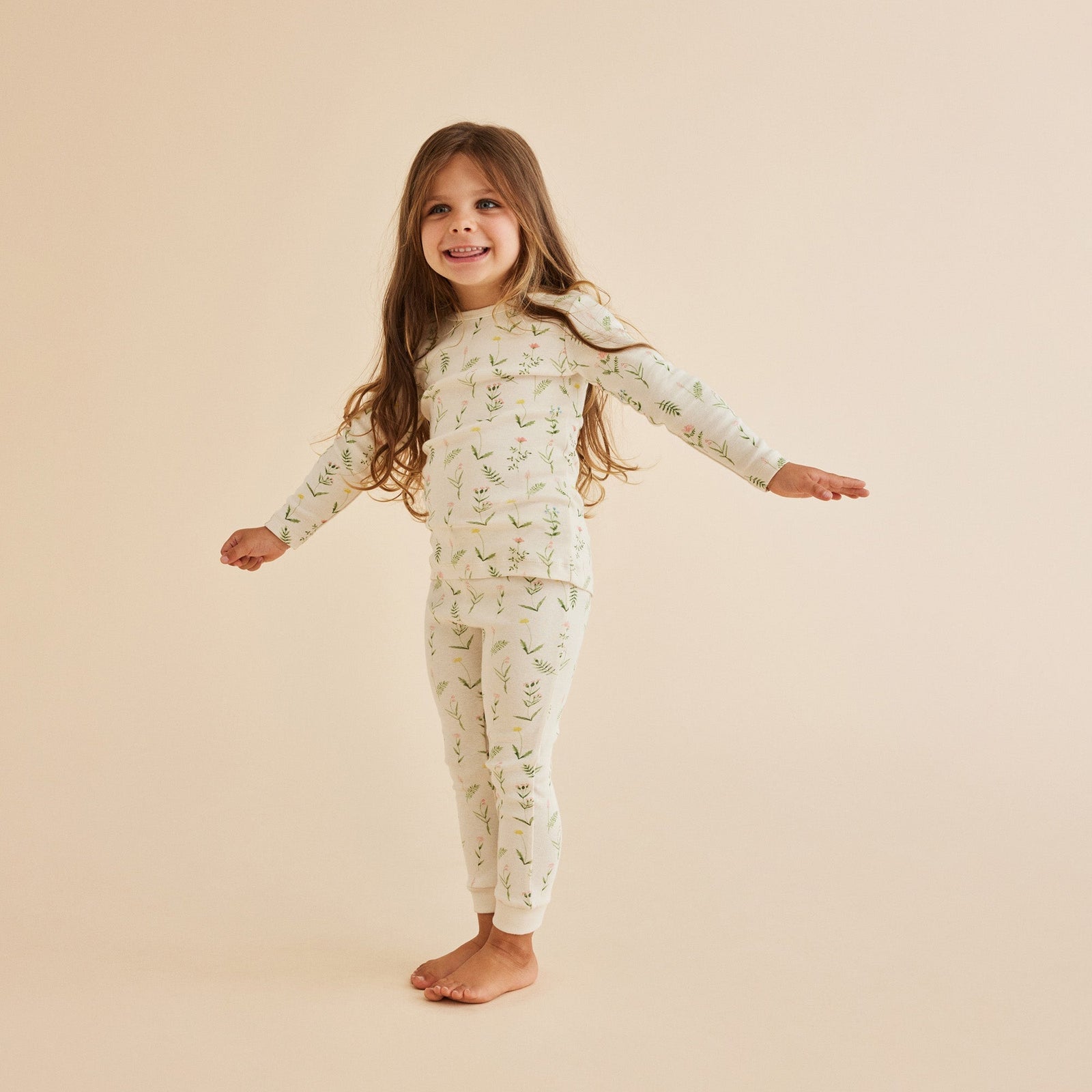 Wild Flower - Organic Long Sleeve Pyjamas