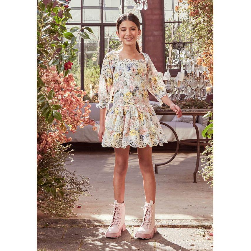 Fleur Embroidered Dress