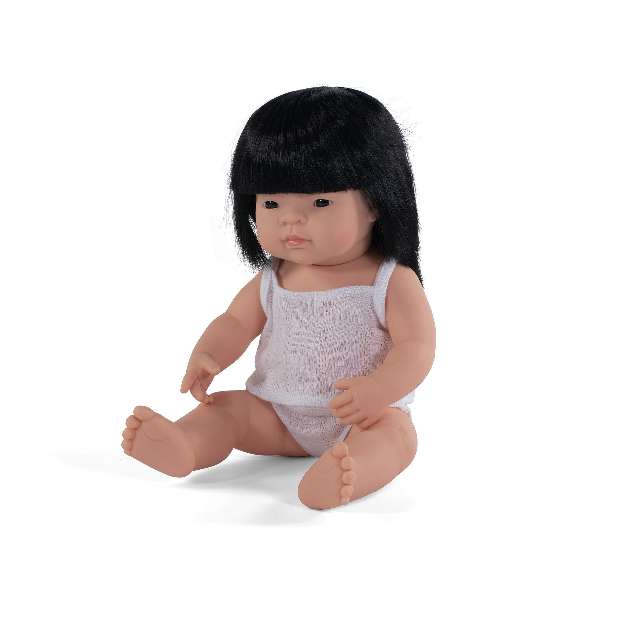 Anatomically Correct Baby Doll Asian Girl 38 Cm