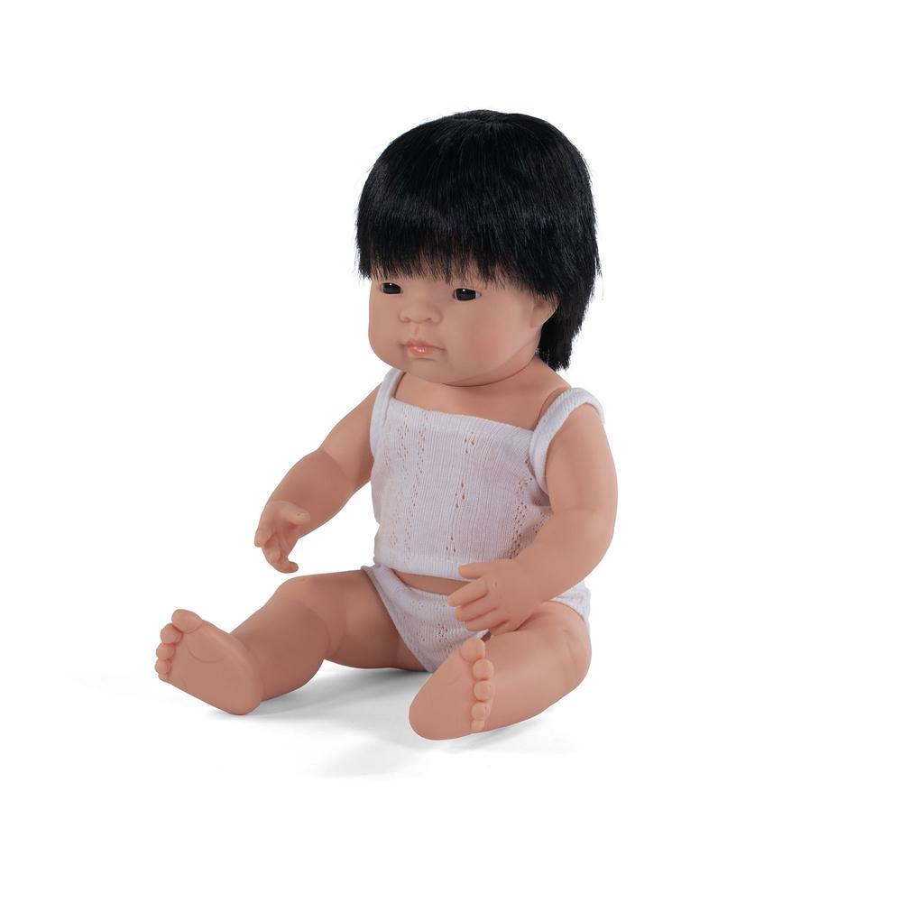 Anatomically Correct Baby Doll Asian Boy 38 Cm