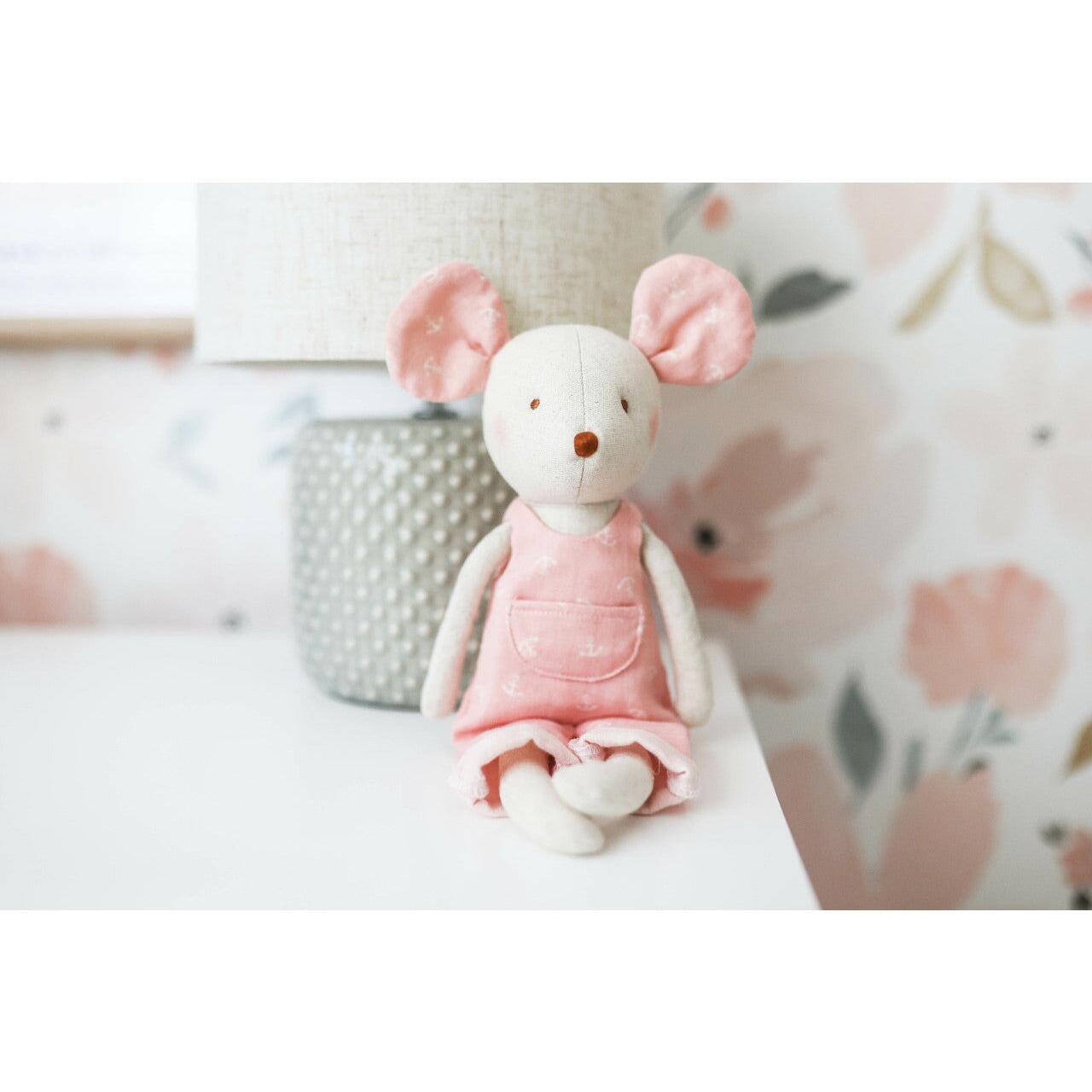 Mabel Mouse 28cm Pink