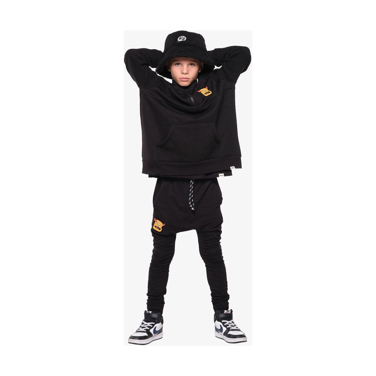 Black B Monster Quarter Zip Polar Fleece