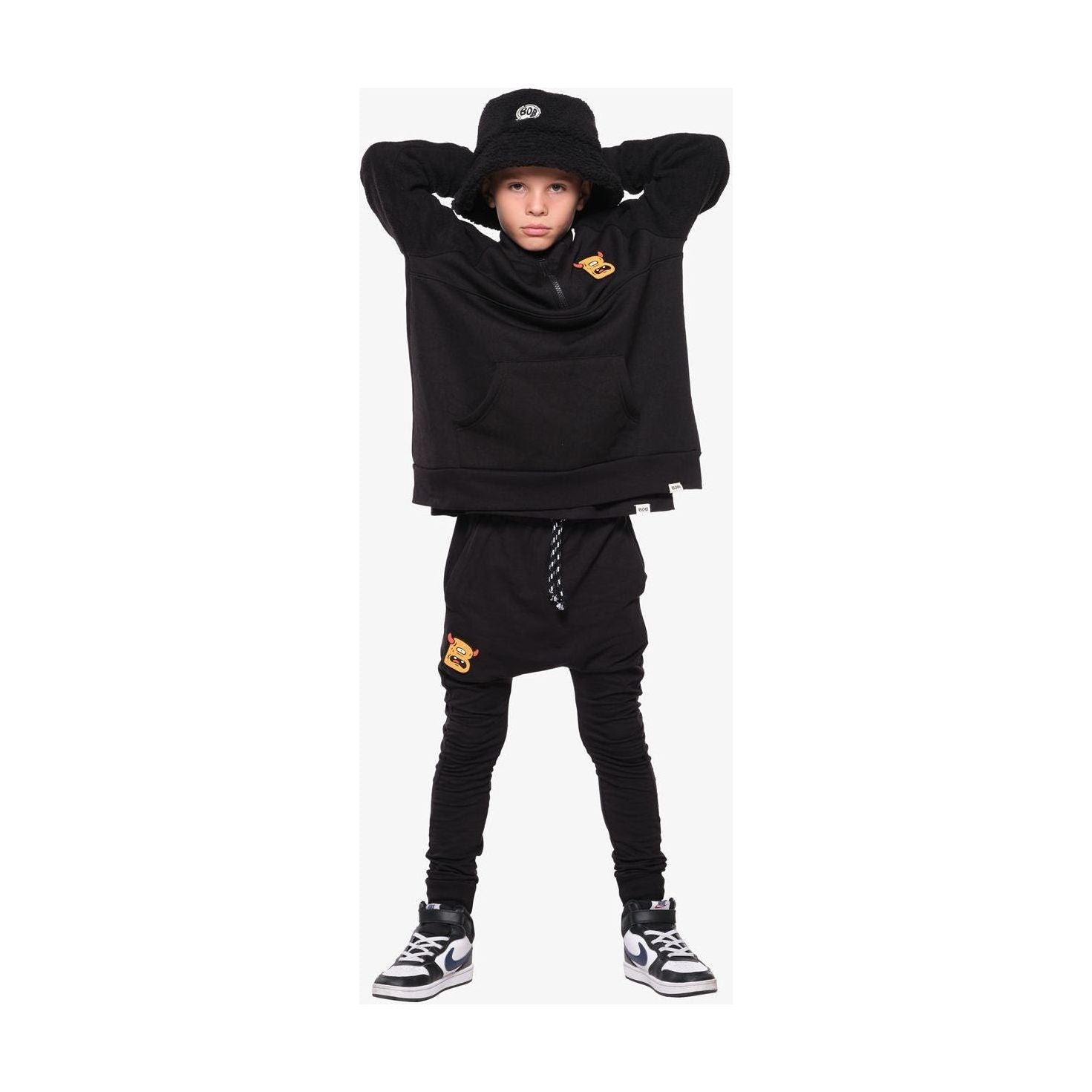 Black B Monster Quarter Zip Polar Fleece