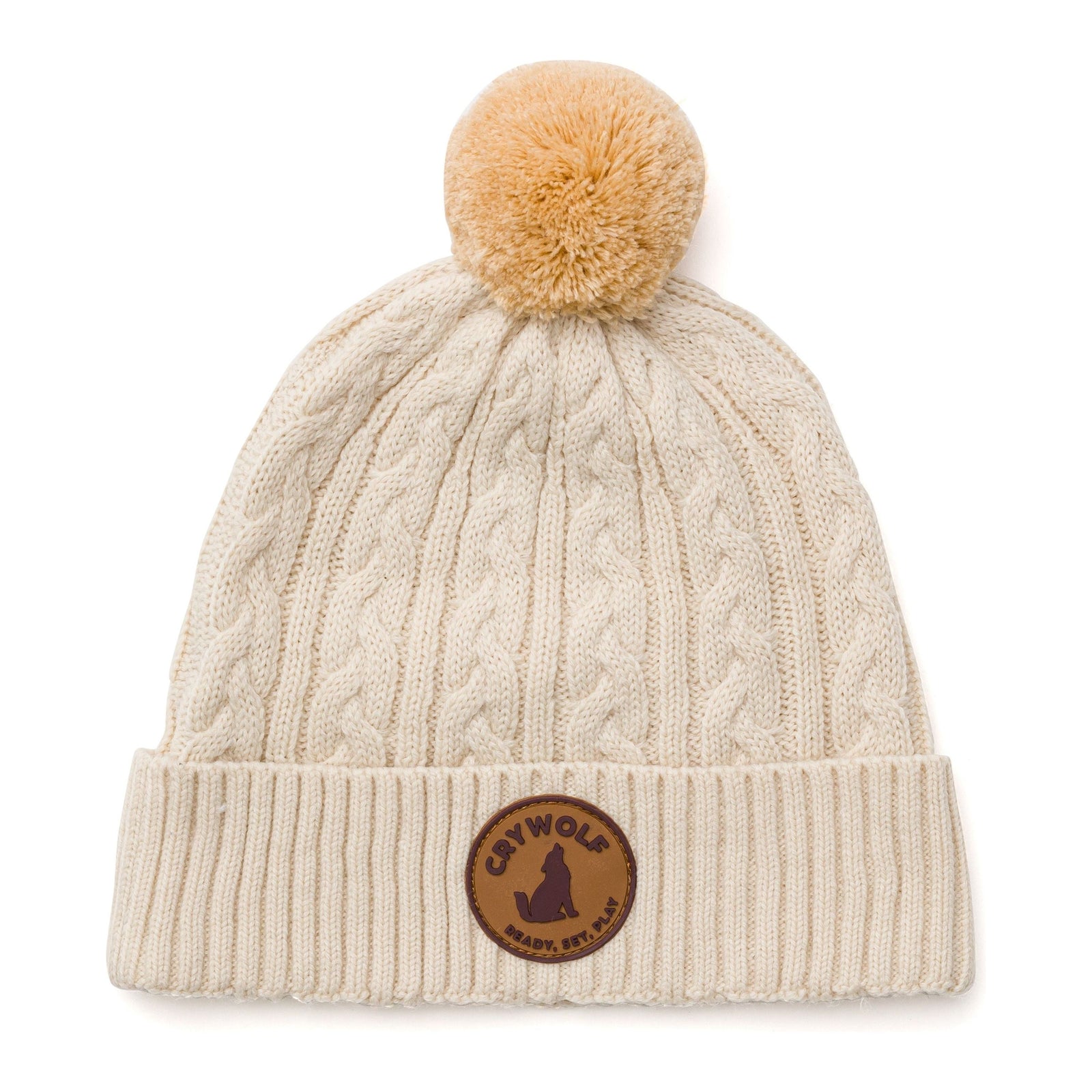 Pom Pom Beanie Oatmeal