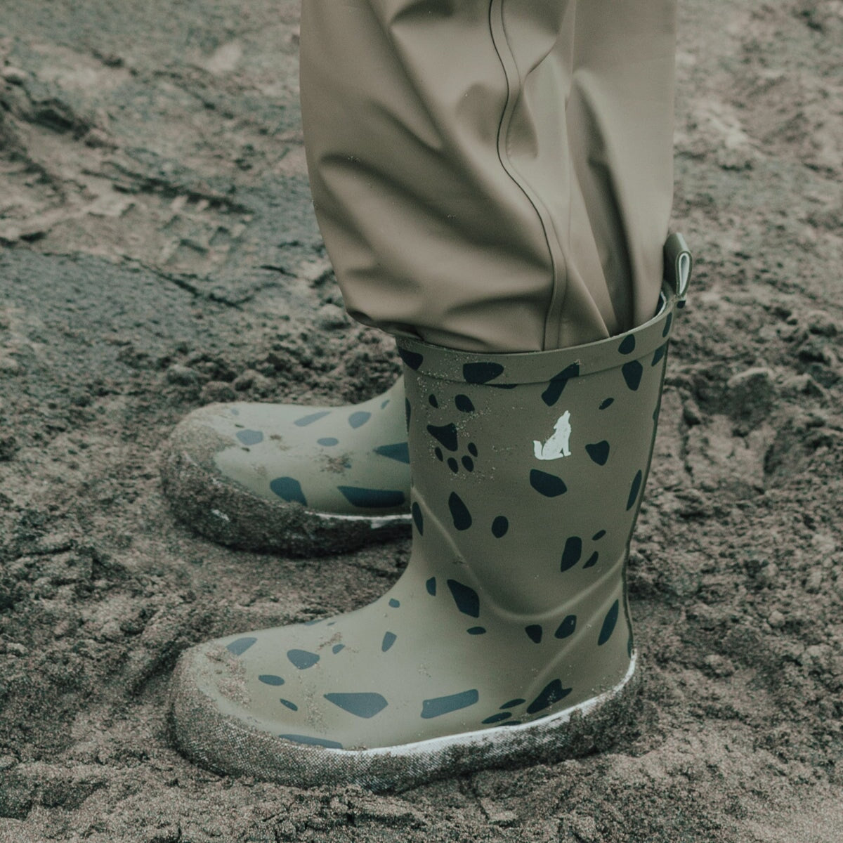 Rain Boots - Khaki Stones