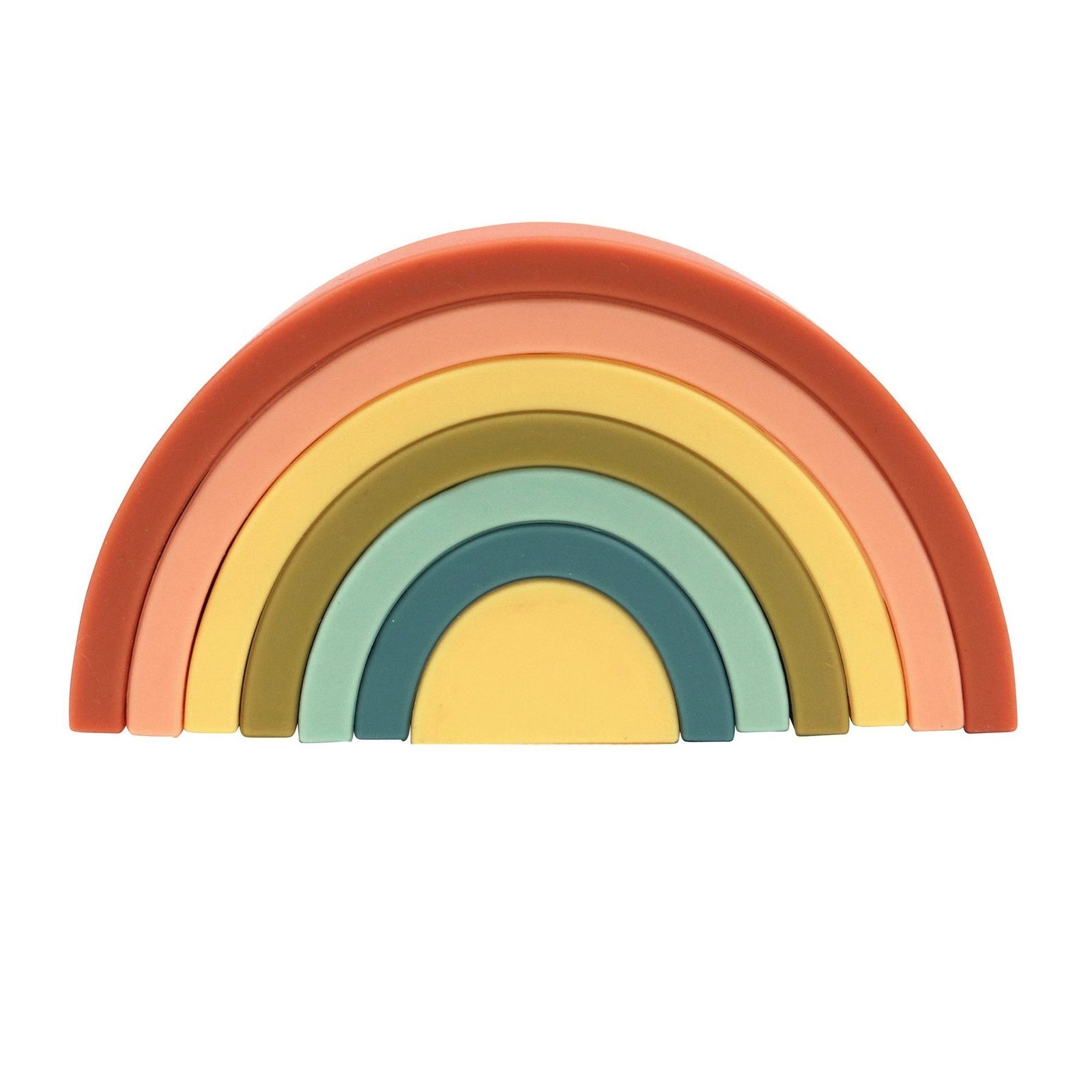 Silicone Rainbow Stacker Cherry