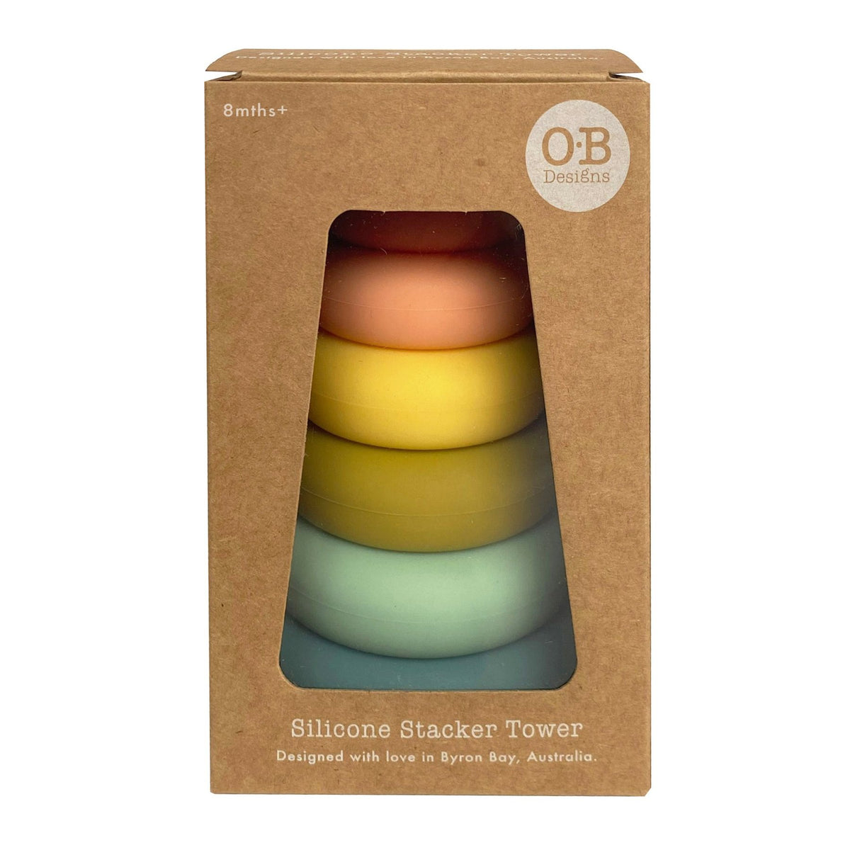 Silicone Stacker Tower Cherry