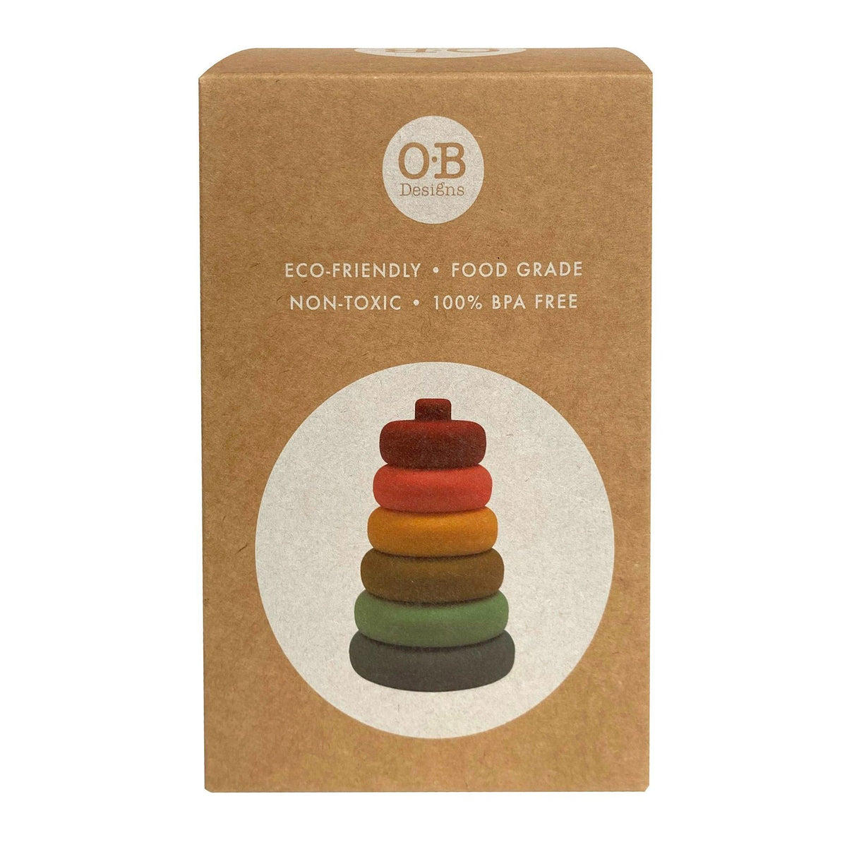 Silicone Stacker Tower Cherry