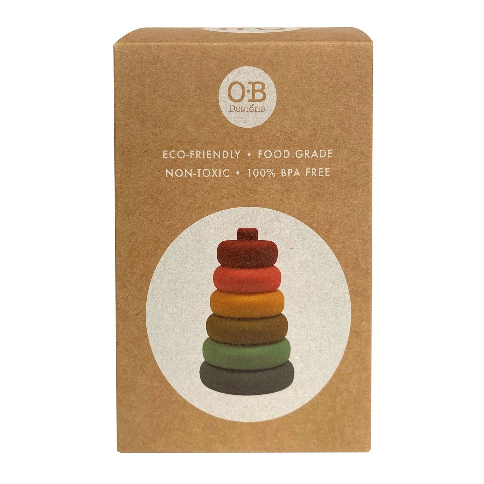 Silicone Stacker Tower Cherry