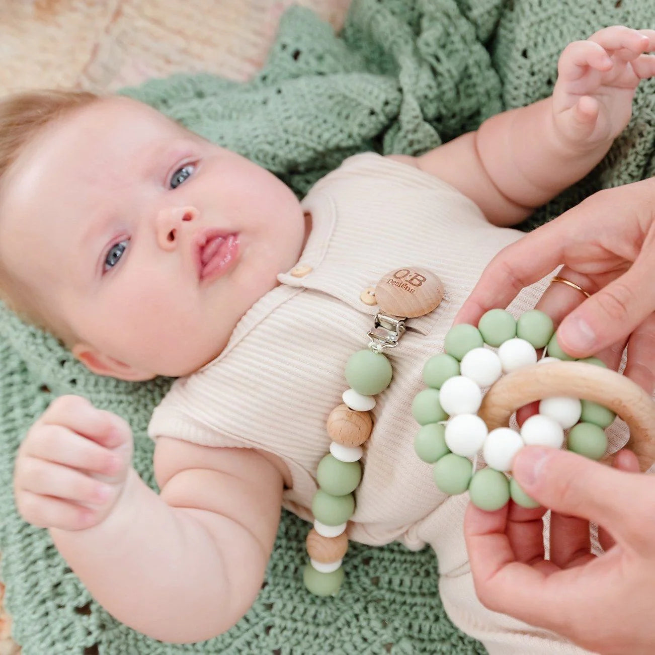 Eco-Friendly Teether - Mint