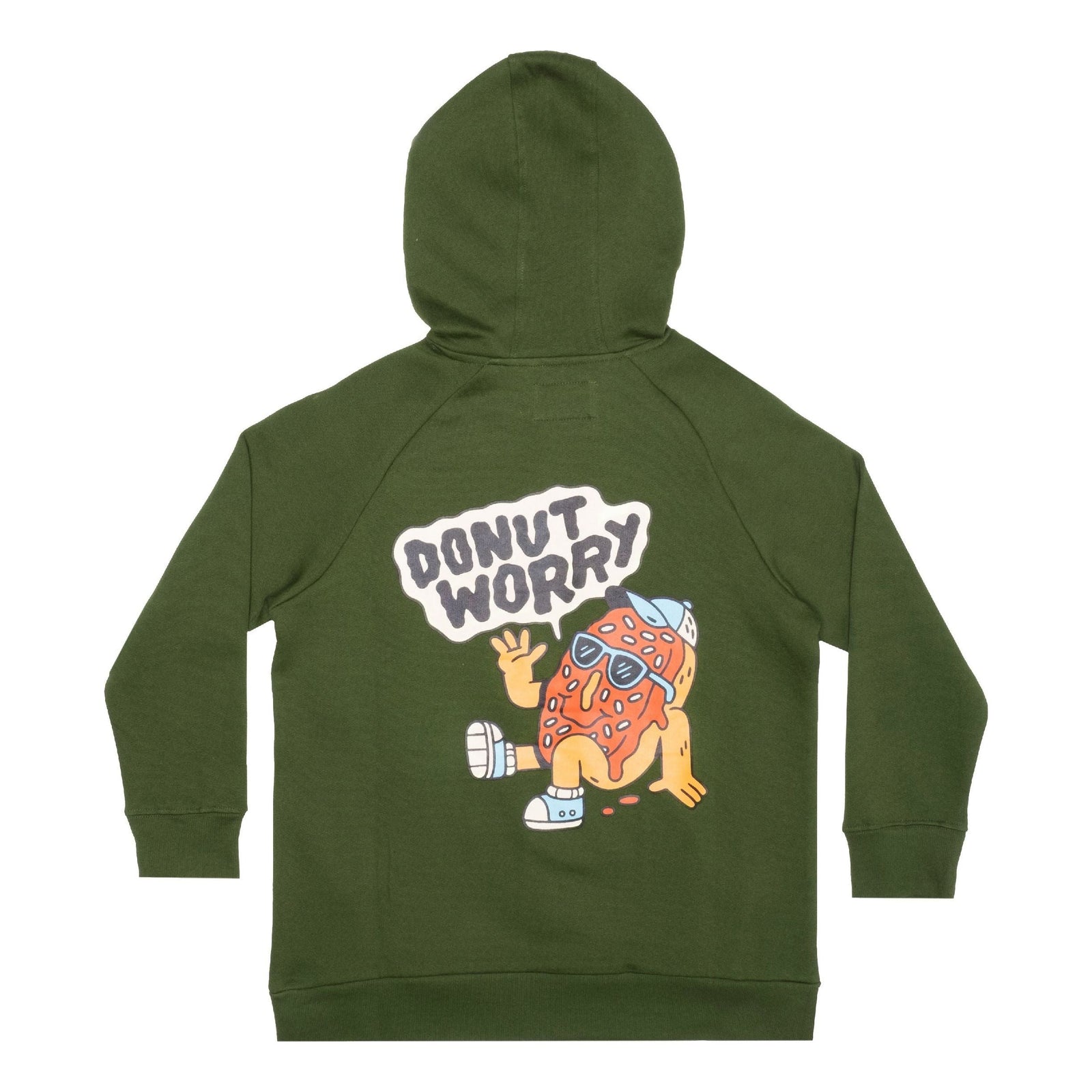 Donut Worry Fleece Zip Hood