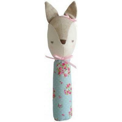 Dreaming Daphne Deer Squeaker Blue Floral