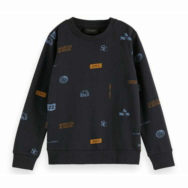 All-Over Printed Long-Sleeved T-Shirt