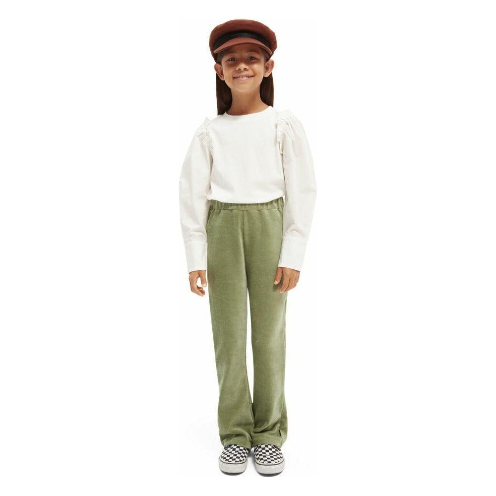 Long-Sleeved Mixed-Quality T-Shirt - Off White