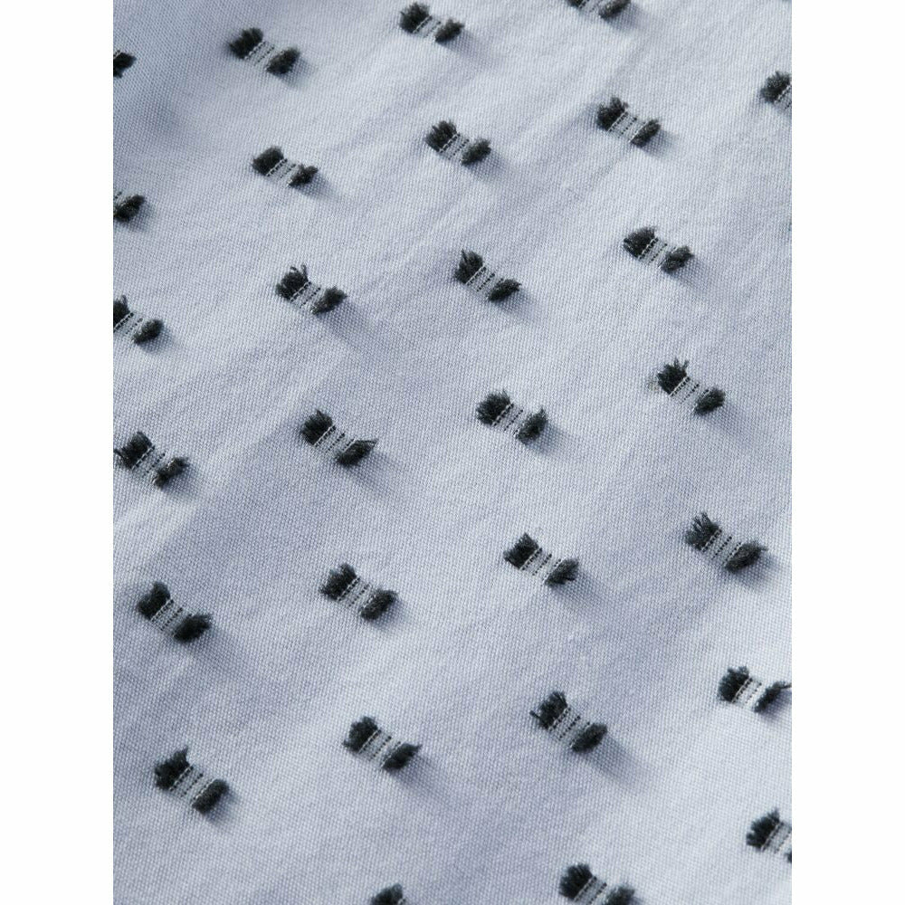 Clip Jacquard Midi-Length Wrap-Over Dress - Breeze